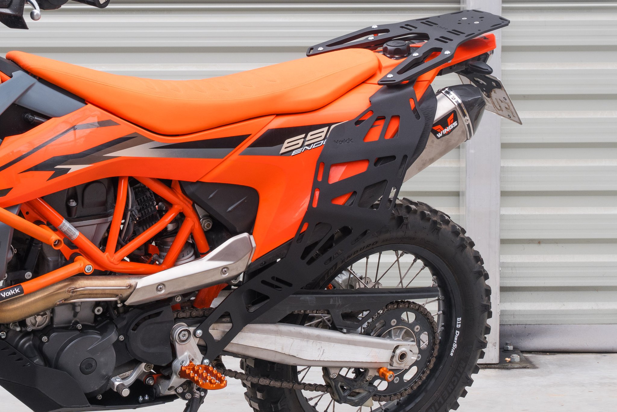 Yakk EXP sivulaukkuteline KTM 690 (19-25) (musta)