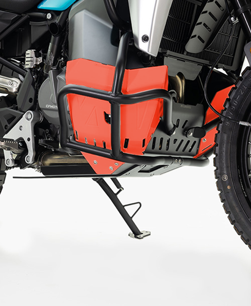 Crosspro алюминиевая защита двигателя (красный) CF MOTO 800MT-X 2025