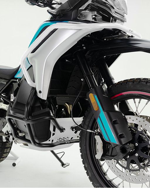 Crosspro алюминиевый верхний защитные (белый) дуги CF Moto 800 MT-X 2025
