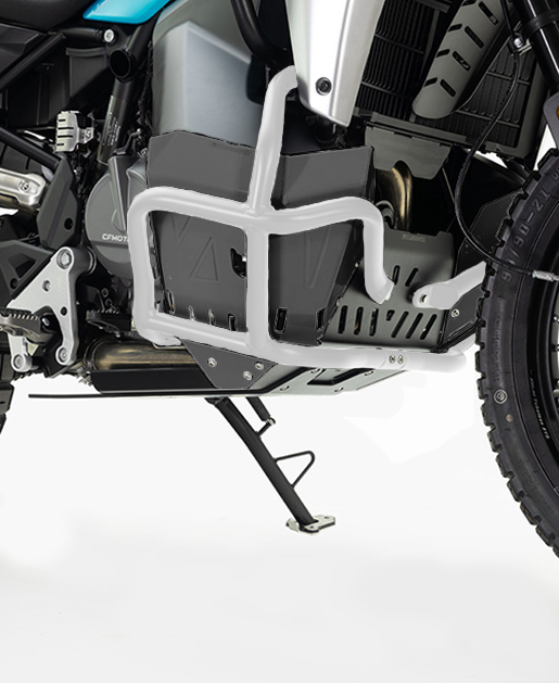 Crosspro нижняя защита двигателя из алюминия (белый) CF Moto 800 MT-X 2025