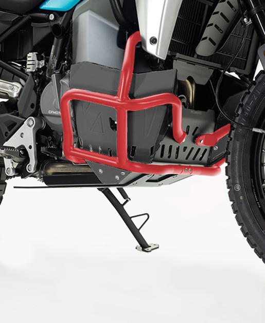Crosspro нижняя защита двигателя из алюминия (красный) CF Moto 800 MT-X 2025