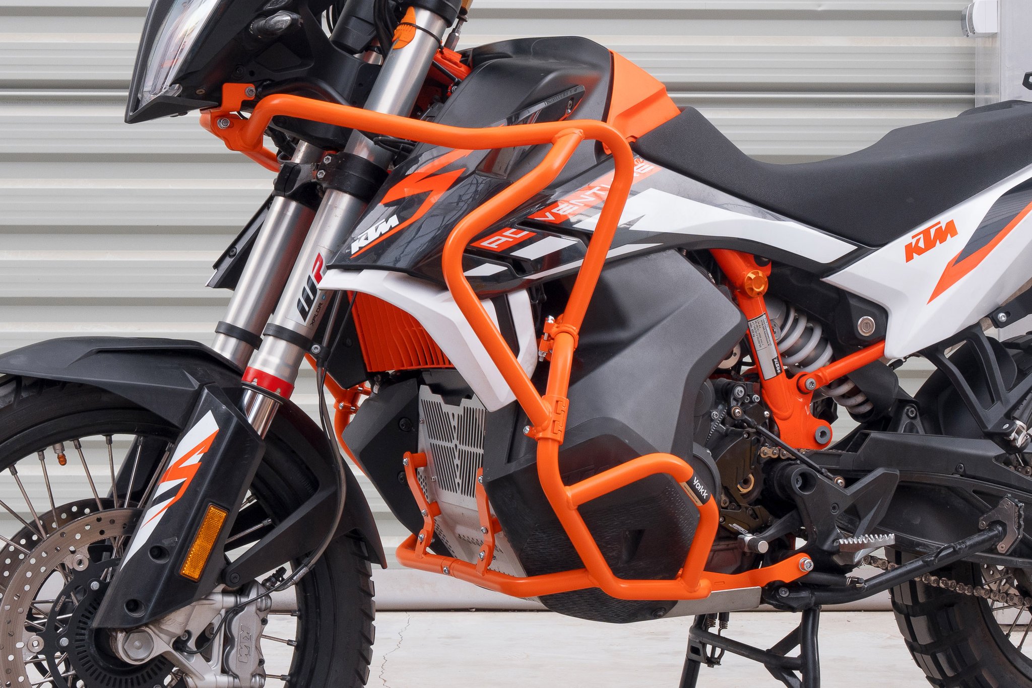 Yakk EXP ülemine kukkumisraud (oranž) KTM 790 Adventure (19-22), KTM 890 Adventure (21-22)