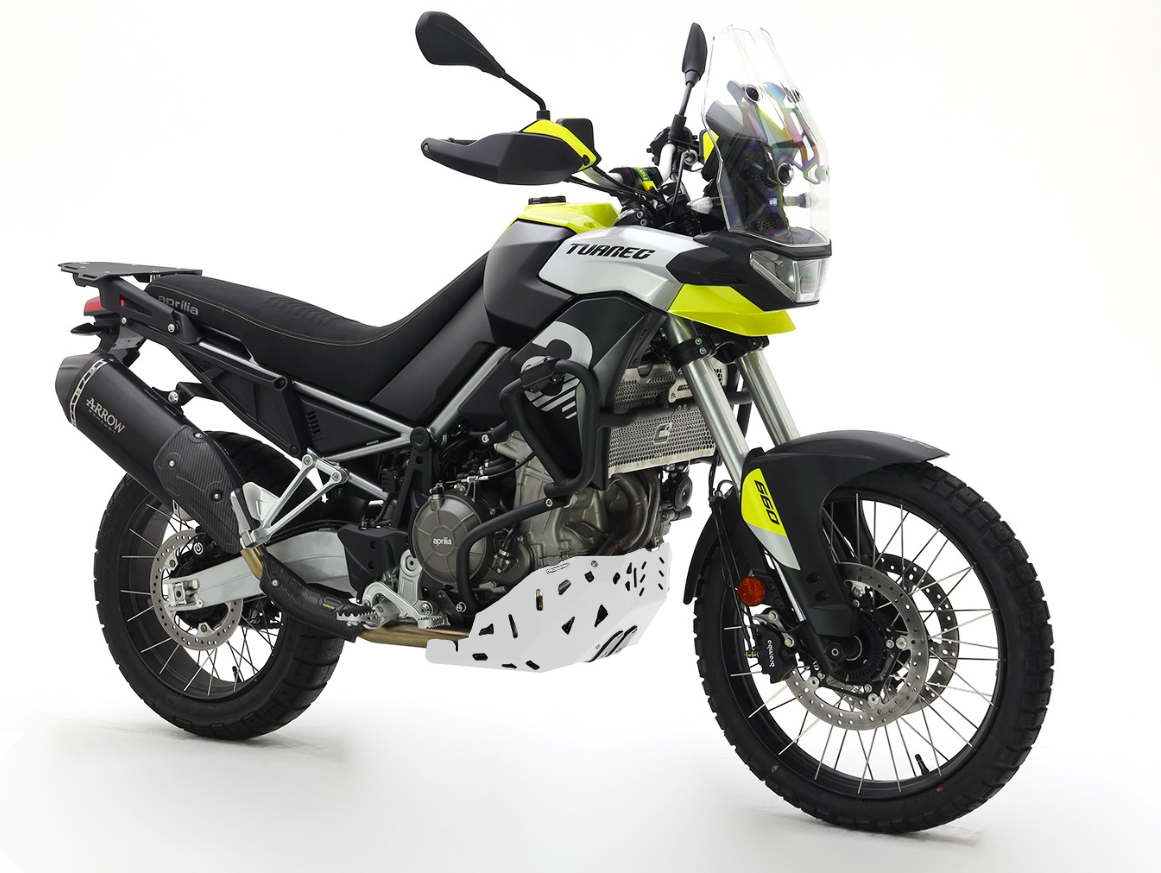 Crosspro алюминиевая защита двигателя (белый) Aprilia Tuareg 660 (22-25) / Rally 2025