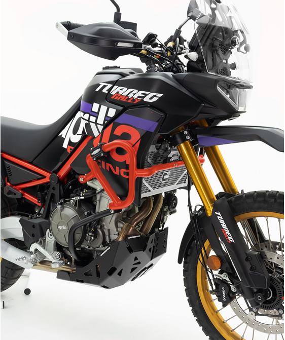 Crosspro ülemine kukkumisraud (red) Aprilia Tuareg 660 / Rally (22-25)