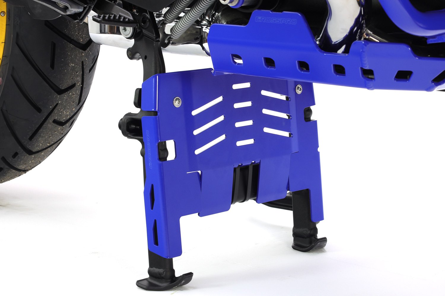Crosspro centerstand guard (blue) BMW R 1300 GS / Adventure / Triple Black / Trophy (23-25)