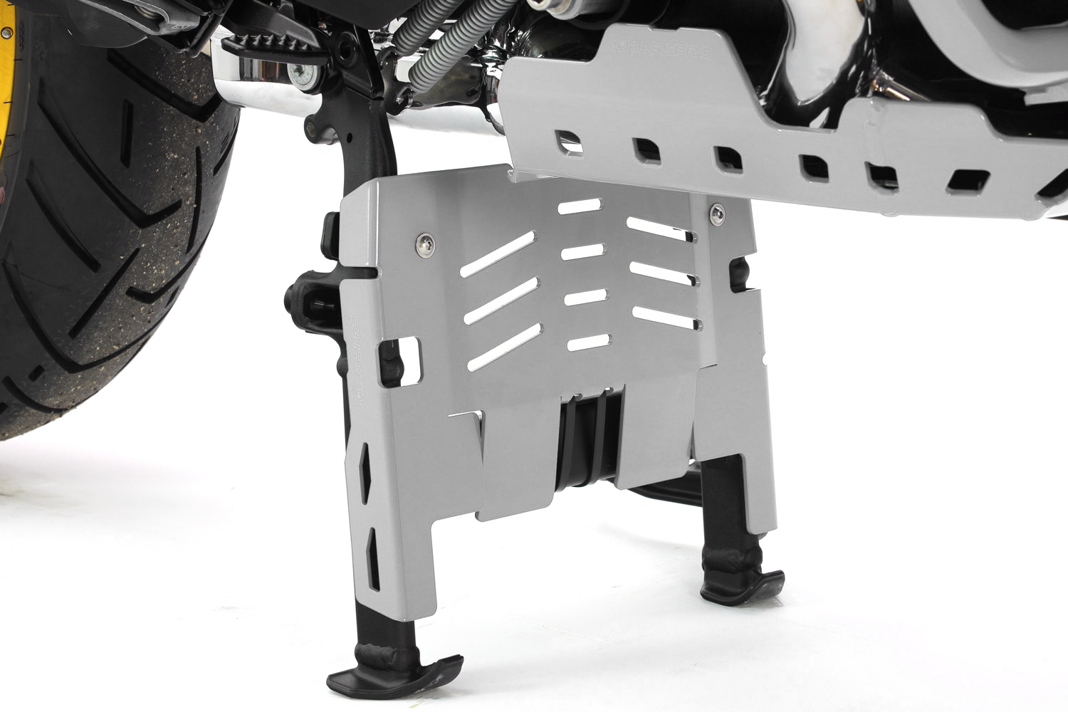 Crosspro centerstand guard (silver) BMW R 1300 GS / Adventure / Triple Black / Trophy (23-25)