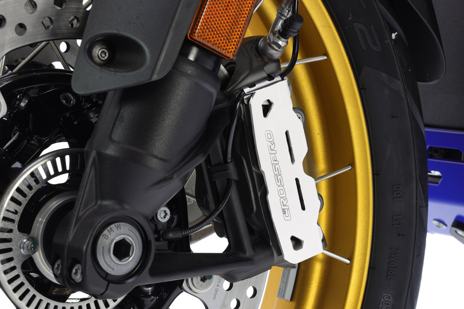 Crosspro Brake Calliper Guard (white) BMW R 1300 GS / Adventure / Triple Black / Trophy (23-25)