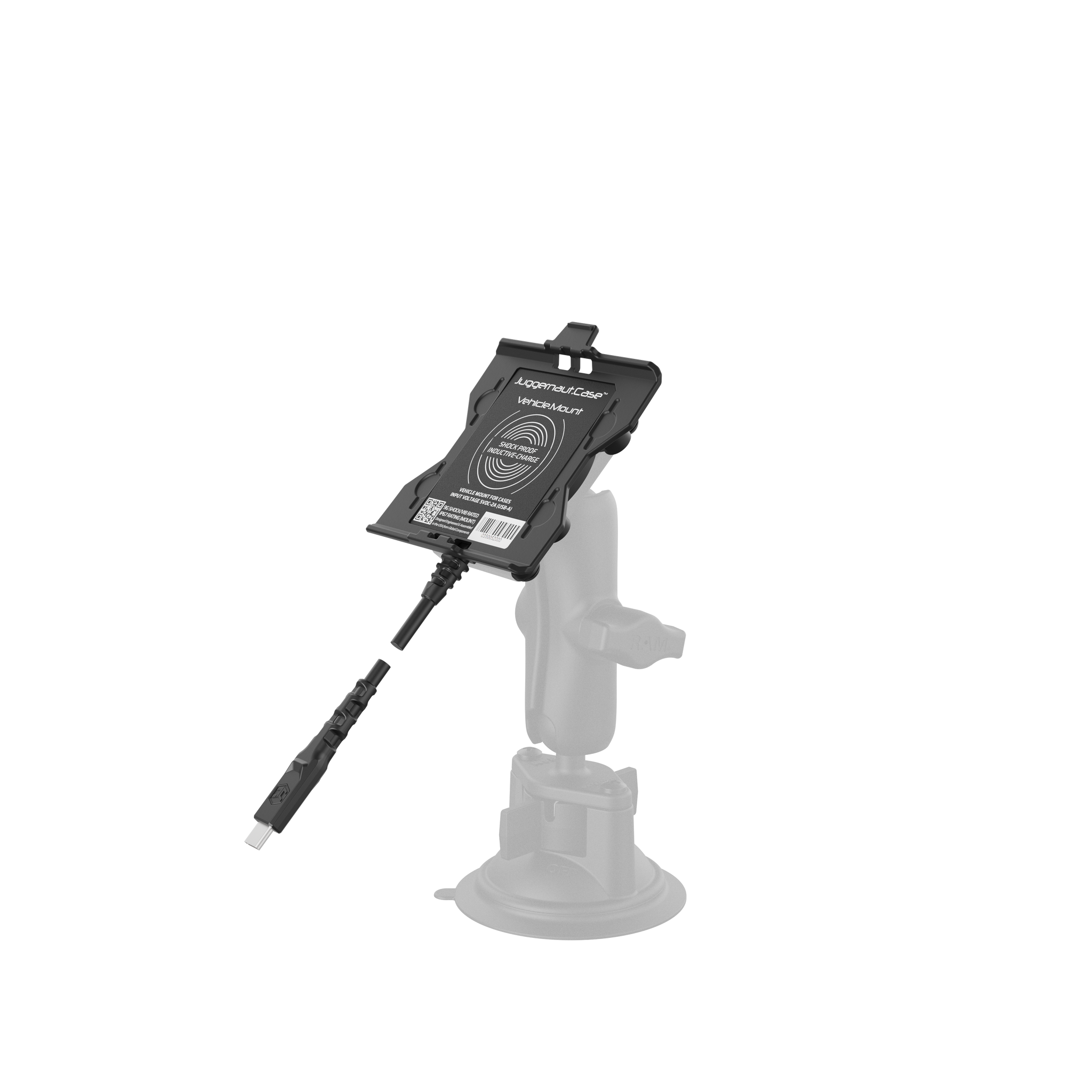 Juggernaut inductive CHARGEr Vehicle mount, Size M