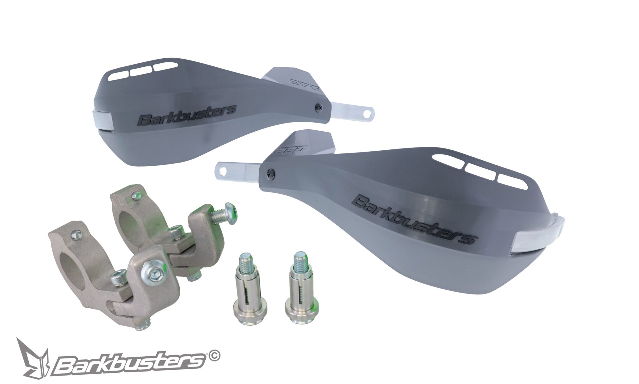 Barkbusters EGO Handguards for Tapered Handlebars (Two Point Mount) (Grey)