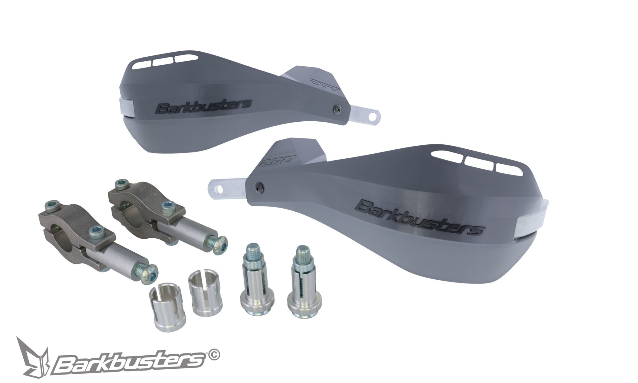 Barkbusters EGO Mini Handguard Set (for 22 mm handlebars) (Grey)