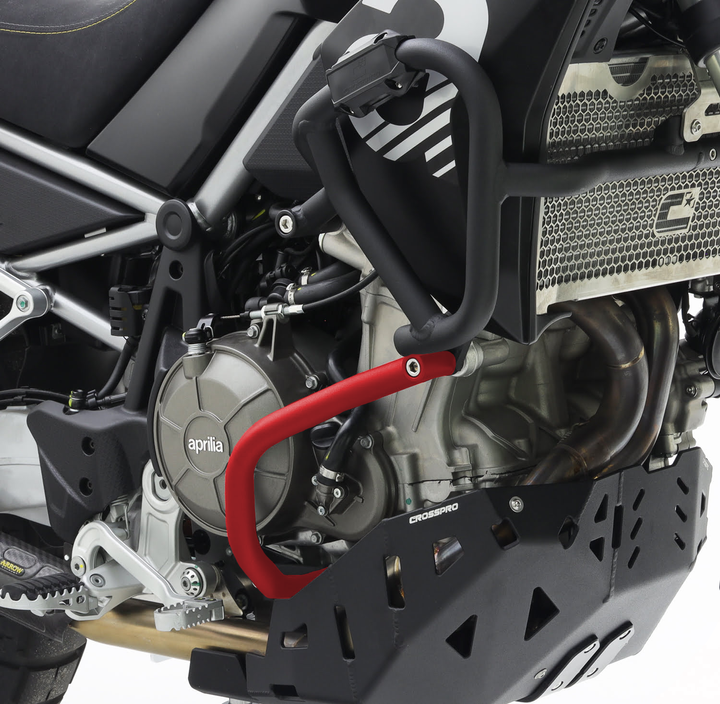 Crosspro alumiiniumist alumine kukkumisraud (punane) Aprilia Tuareg 660 / 660 Rally (22-)