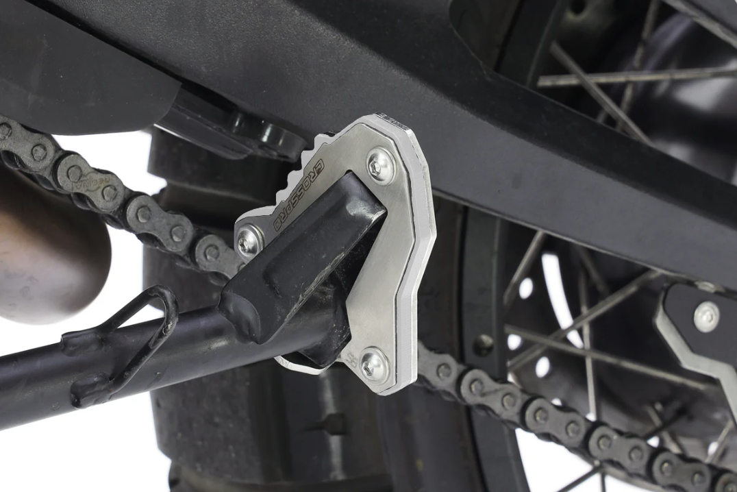 Crosspro разгибание ног стоя (белый / матовая нержавеющая сталь) Ducati DesertX (22-)