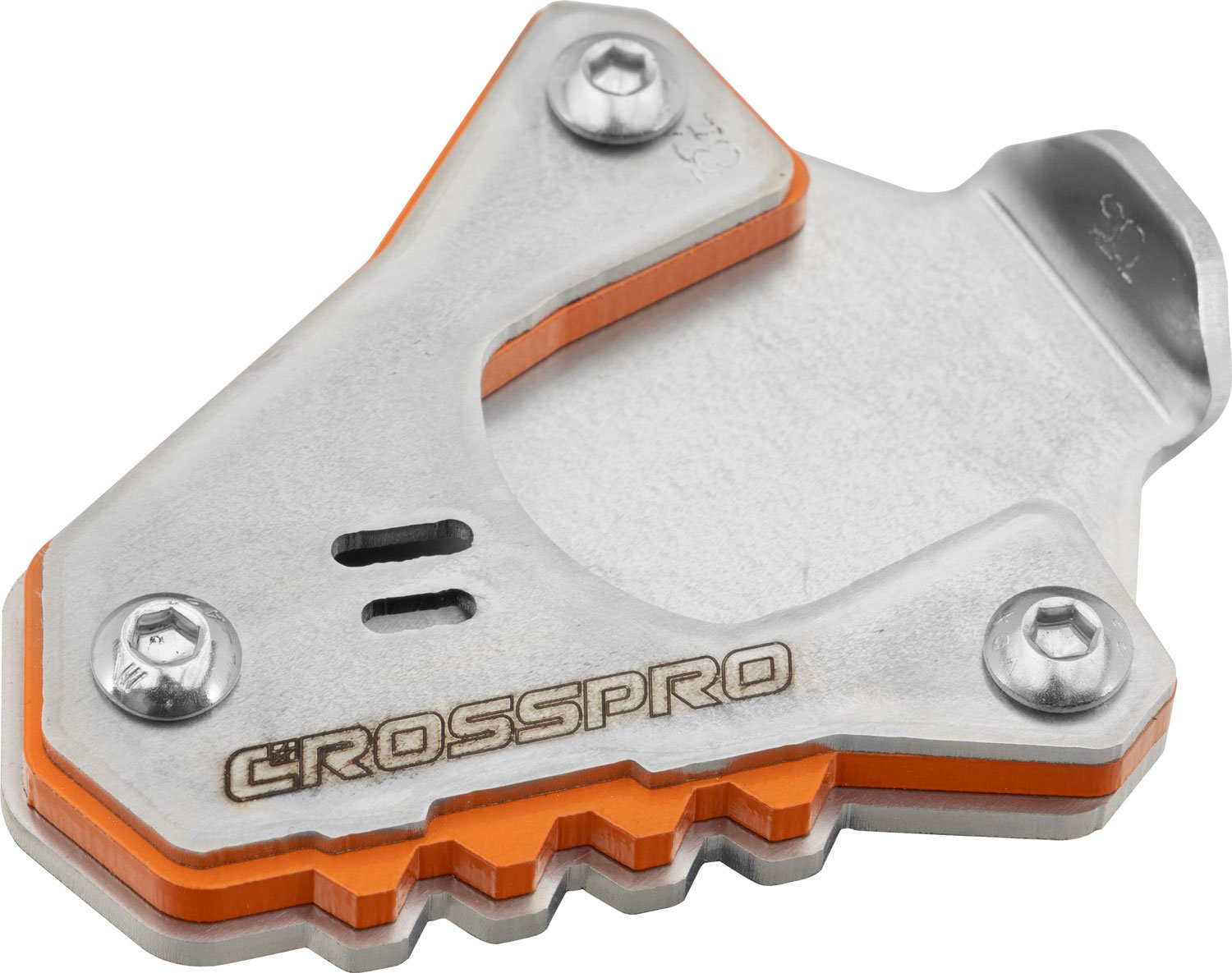 Crosspro разгибание ног стоя (оранжевый / матовая нержавеющая сталь) GasGas ES 700, Husqvarna 701/901, KTM 1290/690/790/890