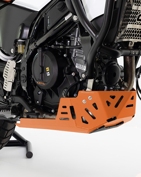 Crosspro алюминиевая защита двигателя (оранжевый) KTM 390 Adventure X / R (25-)
