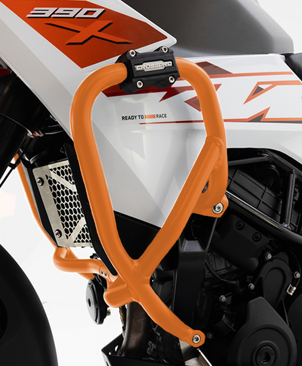 Crosspro alumiiniumist kukkumisraud (oranž) KTM 390 Adventure X / R (25-)