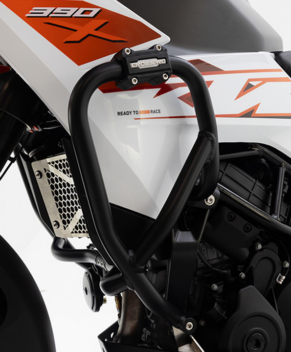 Crosspro alumiiniumist kukkumisraud (must) KTM 390 Adventure X / R (25-)