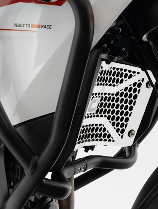 Crosspro pадиаторная защита (белый) KTM 390 Adventure X / R (25-)