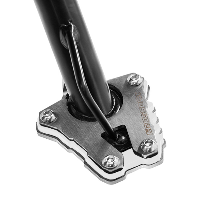 Crosspro разгибание ног стоя (белый / матовая нержавеющая сталь) KTM 390 Adventure R / X (25-)