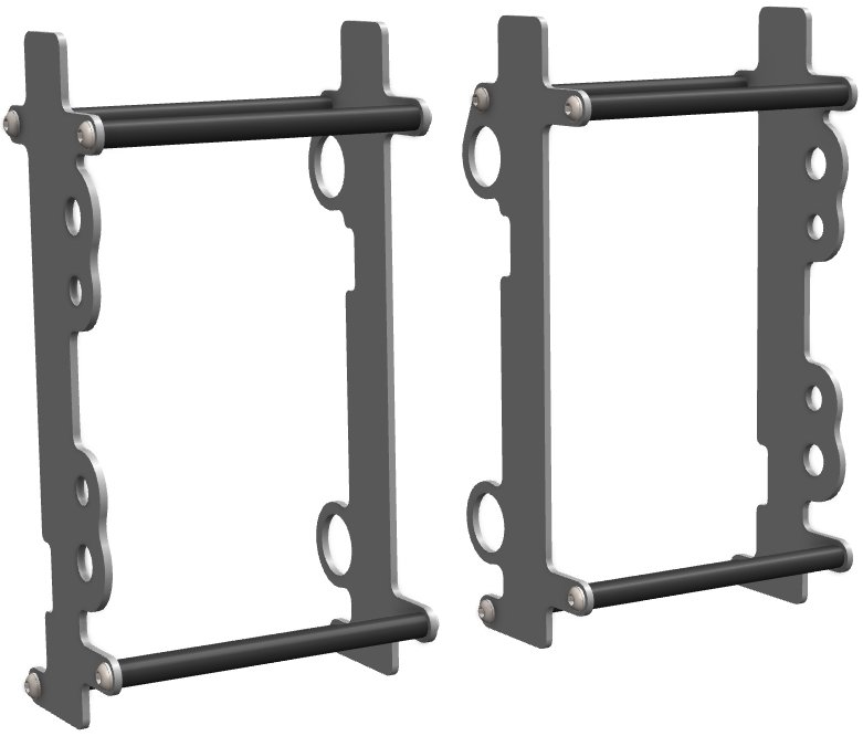 Crosspro pадиаторная защита (черный) AJP PR7 650 Adventure (17-)