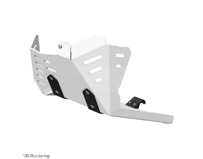 Crosspro Aluminium Trail Engine Guard (white) AJP PR7 650 Adventure (17-)