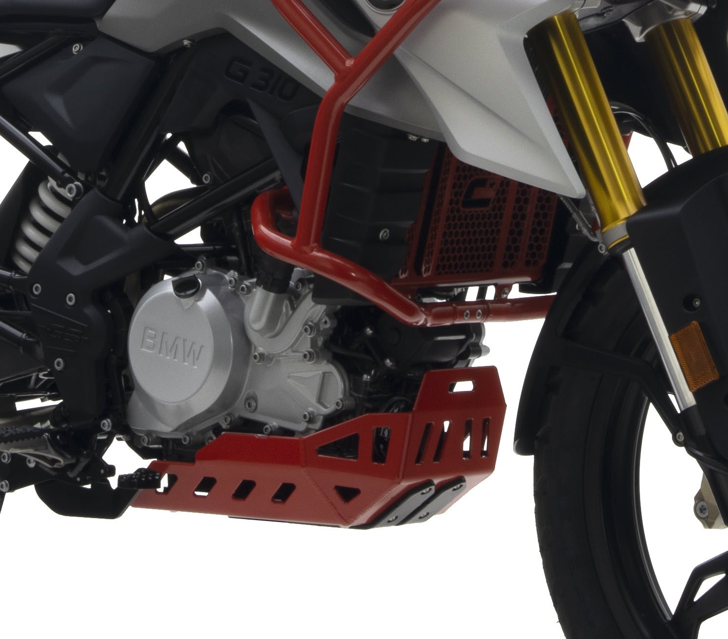 Crosspro aluminum engine guard (red) BMW G 310 GS (16-23)