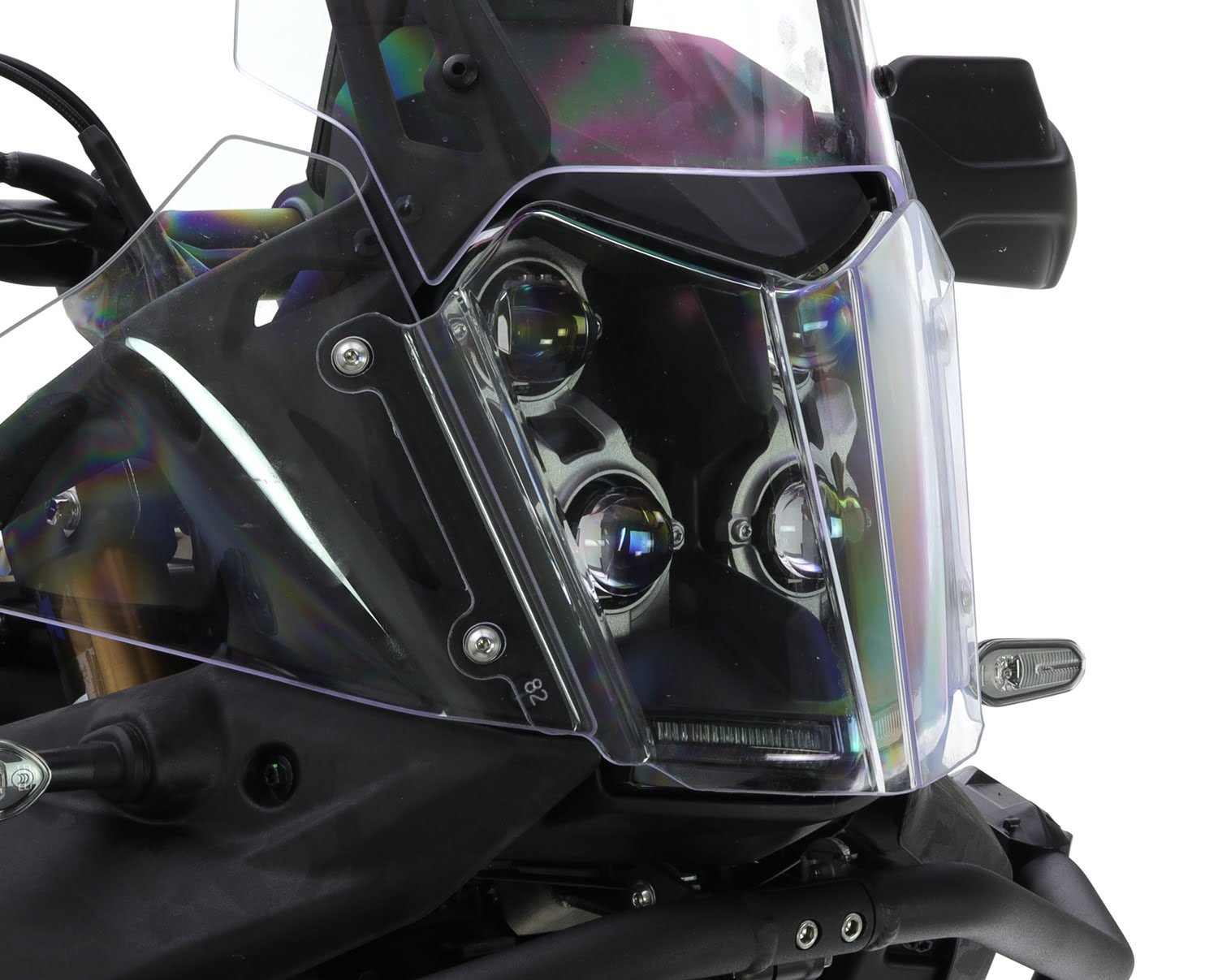 Crosspro lights protection Yamaha Tenere 700 World Raid (22-24) / World Rally 2024 (transparent)