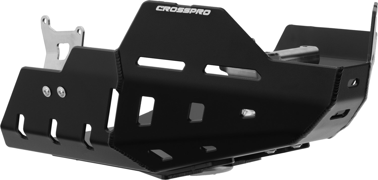Crosspro alumiininen moottorisuoja (mattamusta) Honda CB 500 X (19-23) / NX 500 (24-)