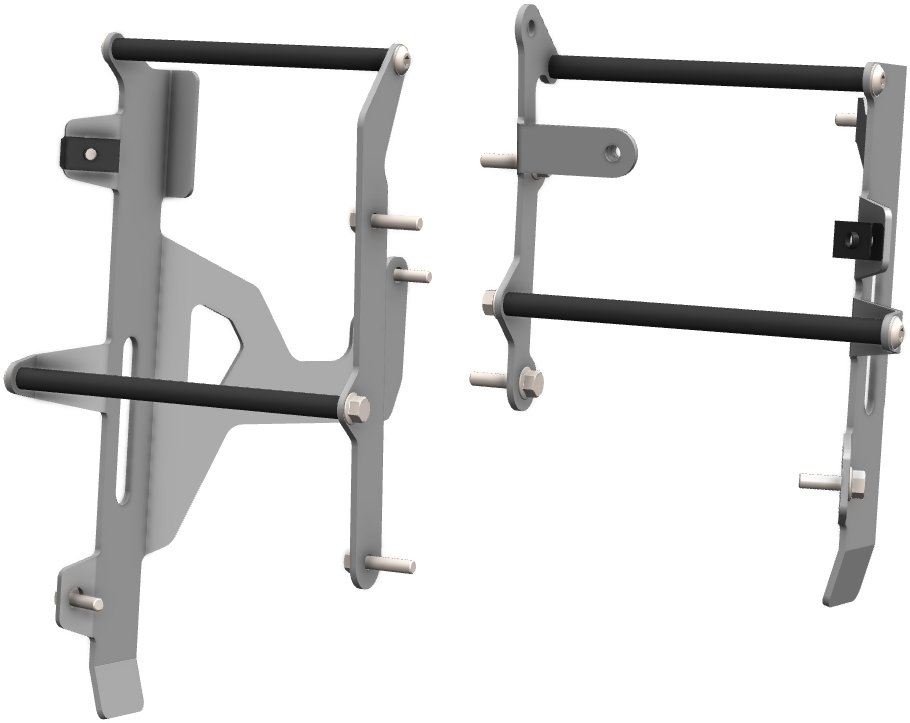 Crosspro radiator guard for Suzuki (black) DR-Z 400 (25-)