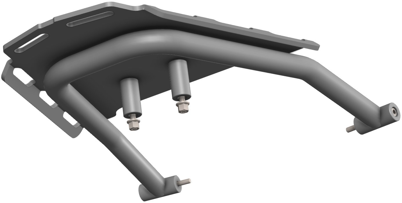 Crosspro kohvriraam (must) Suzuki DR-Z 400 (25-)