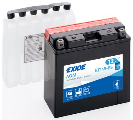 Exide YT14B-BS 12Ah 12V käivitusaku