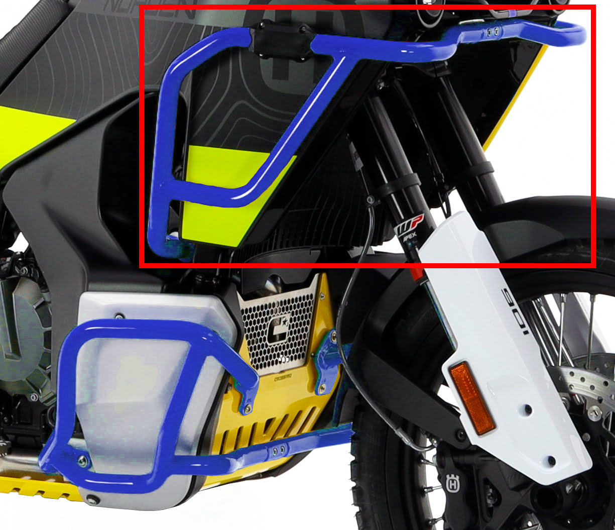 Crosspro Aluminium Upper Crash Bar (blue) Husqvarna Norden 901 (22-), Norden 901 Expedition (23-)