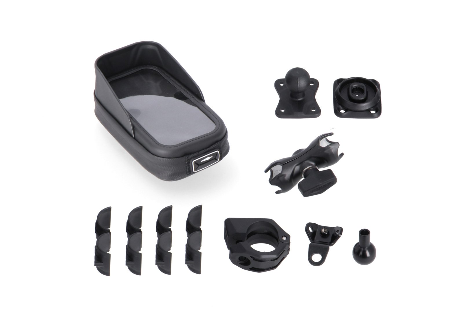 SW-Motech Universal GPS mount kit with Phone Case Incl. 2