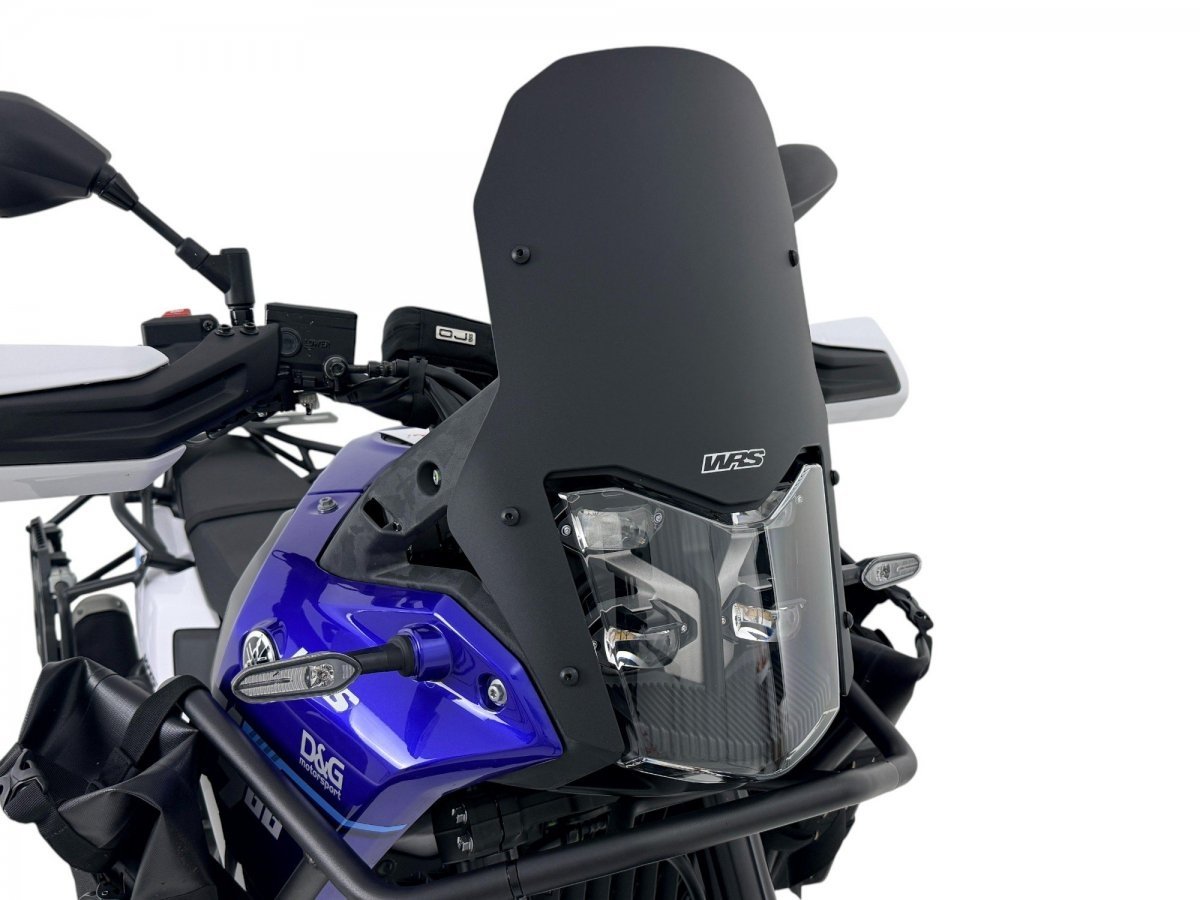 WRS Enduro Black tuulilasi YAMAHA TENERE 700 / RALLY 2025- (musta)