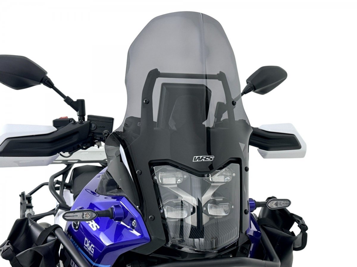 WRS Touring Dark Smoked cтекло ветровое YAMAHA TENERE 700 / RALLY 2025- (тёмный дым)