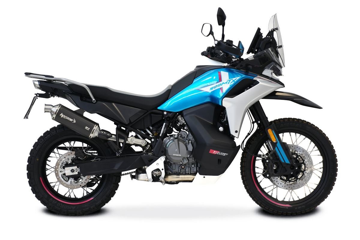 HP Corse SP-2 Short Titanium Slip-on summuti CFMoto 800 MT-X (25-) (must)