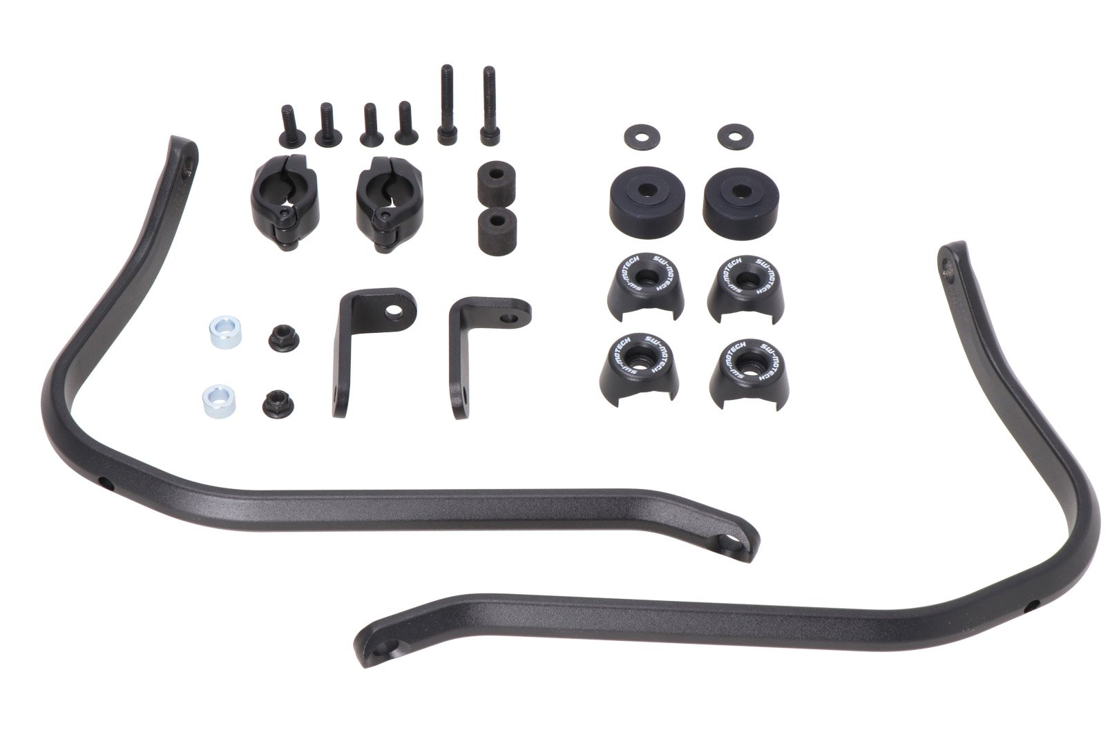 SW-Motech käekaitsmete kinnituste komplekt (must) KTM, Royal Enfield, Yamaha mudelitele