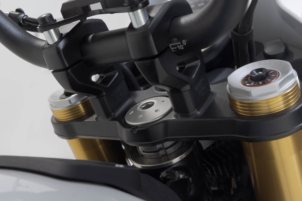 SW-Motech-ohjaustangon korotuspalat H=20 mm (musta) BMW R 12 G/S (25-)