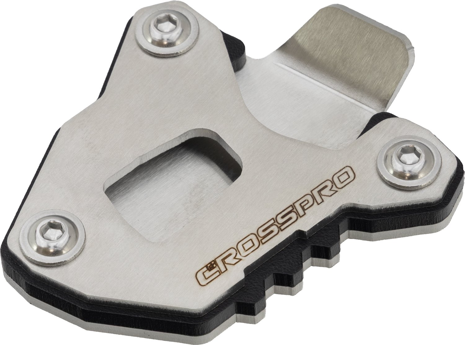 SW-Motech extension for side stand foot (black/silver) Yamaha Tracer 9 / Tracer 9 GT / Tracer 9 GT Plus / Tracer 900 / Tracer 900 GT (23-)