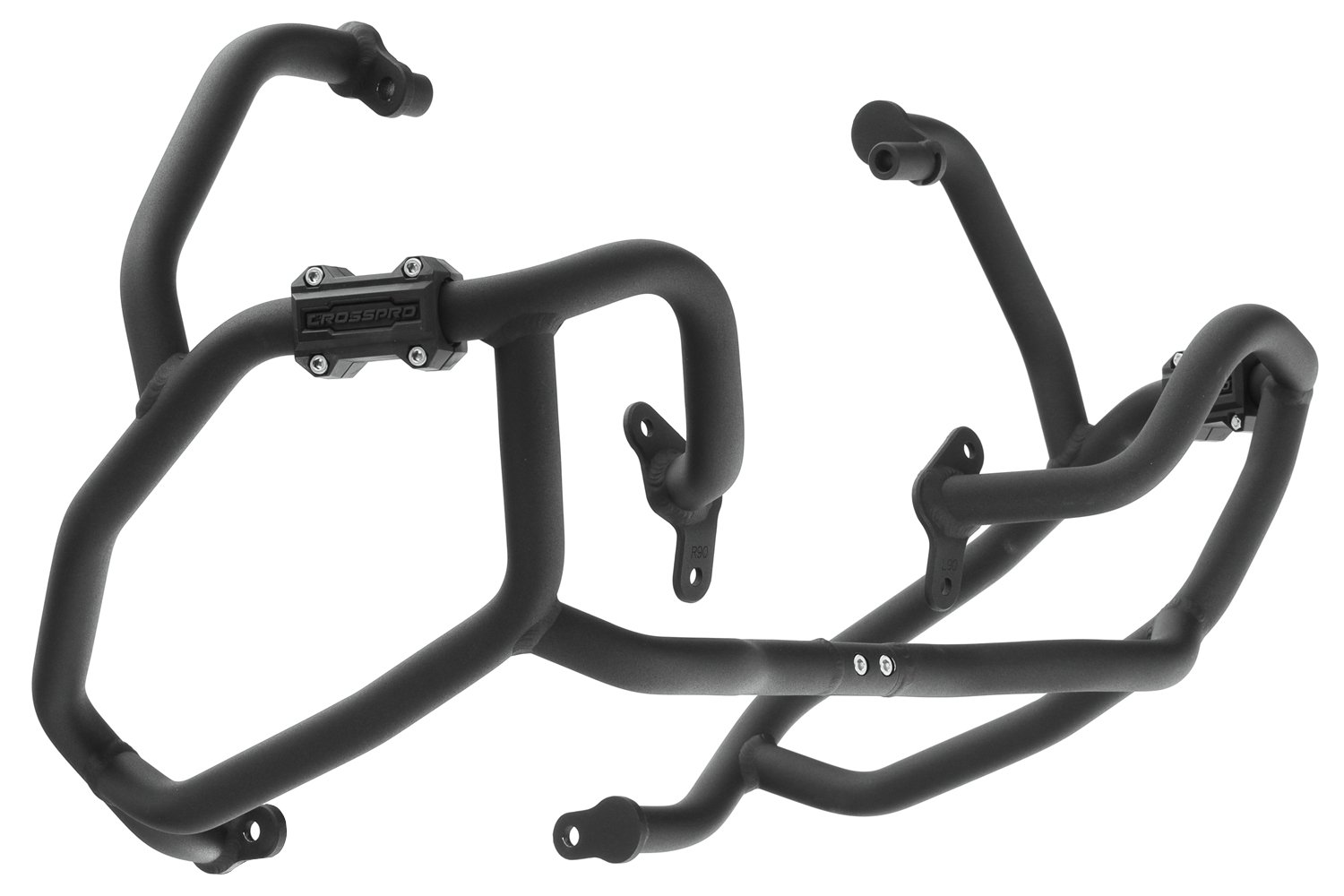Crosspro alumiiniumist kukkumisraud (mattmust) KTM 790 / 890 Adventure / R (23-24)