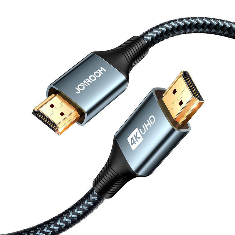 Joyroom USB-kaapeli HDMI-HDMI / 4K 60Hz / 2m Joyroom SY-20H1 (harmaa)