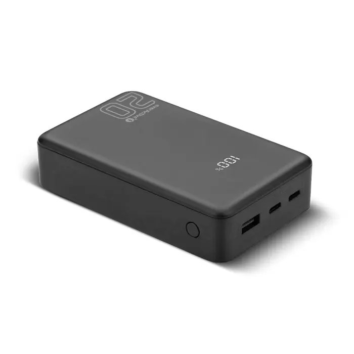 Everactive EB-22QB 20000mAh varavirtalähde 20W, 2x USB-C + 1x USB-A, PD, LCD-näytöllä