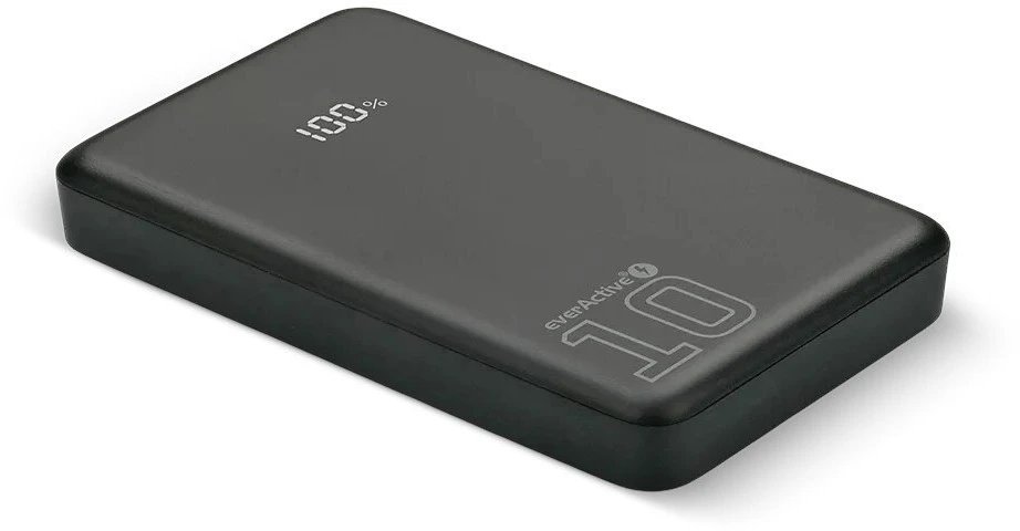 Everactive EB-11QB 10000mAh varavirtalähde 20W, 2x USB-C + 1x USB-A, LCD-näytöllä