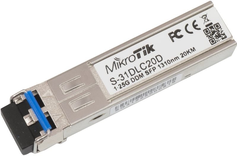 MikroTik S 31DLC20D SFP Module Single Mode Fiber 20 km