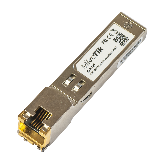 MikroTik S-RJ01 SFP-модуль RJ45 100 м
