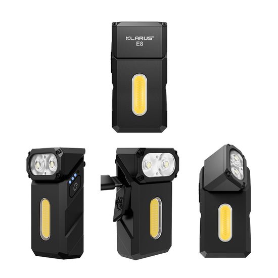 Klarus E8 EDC taskulamppu 1000lm