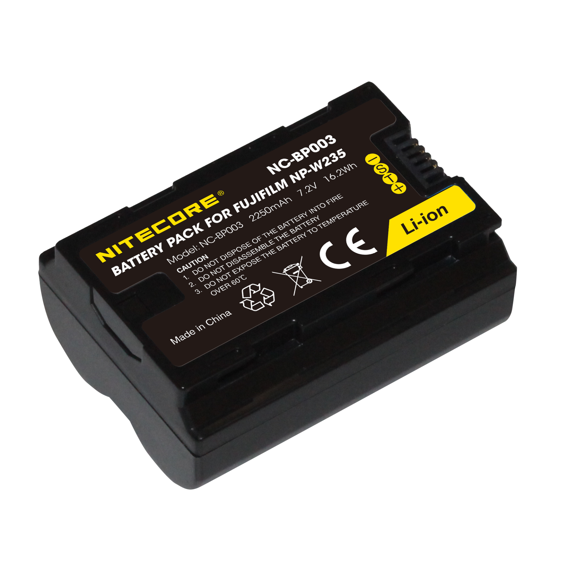 Nitecore NP-W235 Fujifilm Camera Battery 2250mAh