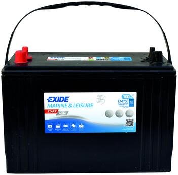 Exide AGM EM960 12V 100Ah 800CCA Marine & Leisure akku