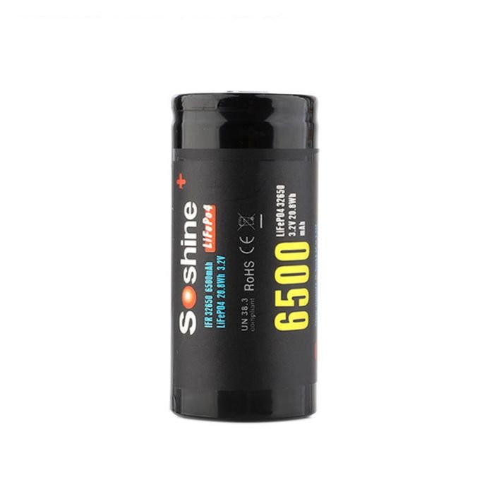 Soshine 6500mAh 3.2V 32650 Li-ion aku 1tk