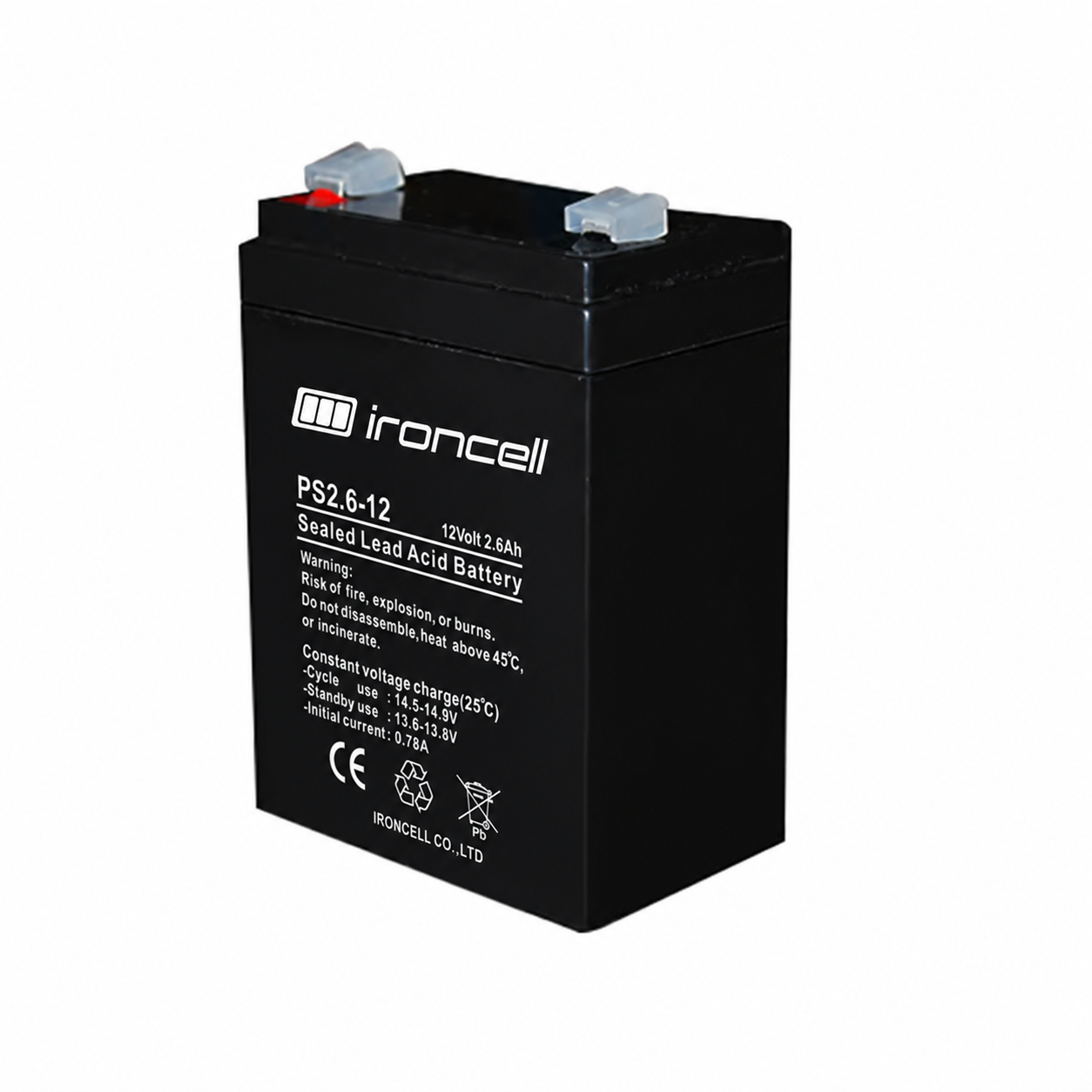 Ironcell 12V 2,6Ah pliiaku