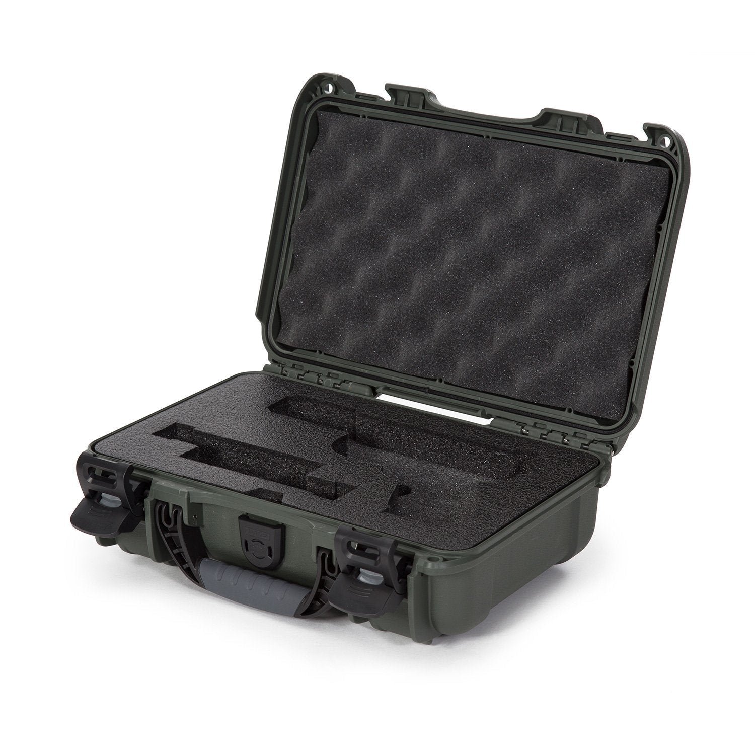 Nanuk 909 oliivinvihreä asekotelo Glock-pistoolille, 4,8 L